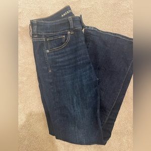 American Eagle Next Level Stretch Low Rise kick bootcut jeans